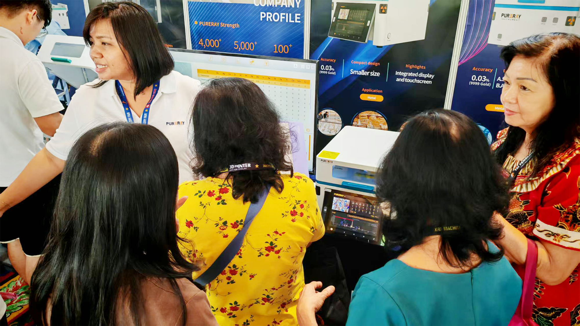 PURERAY Instrument Shines at Jakarta International Jewelry Fair