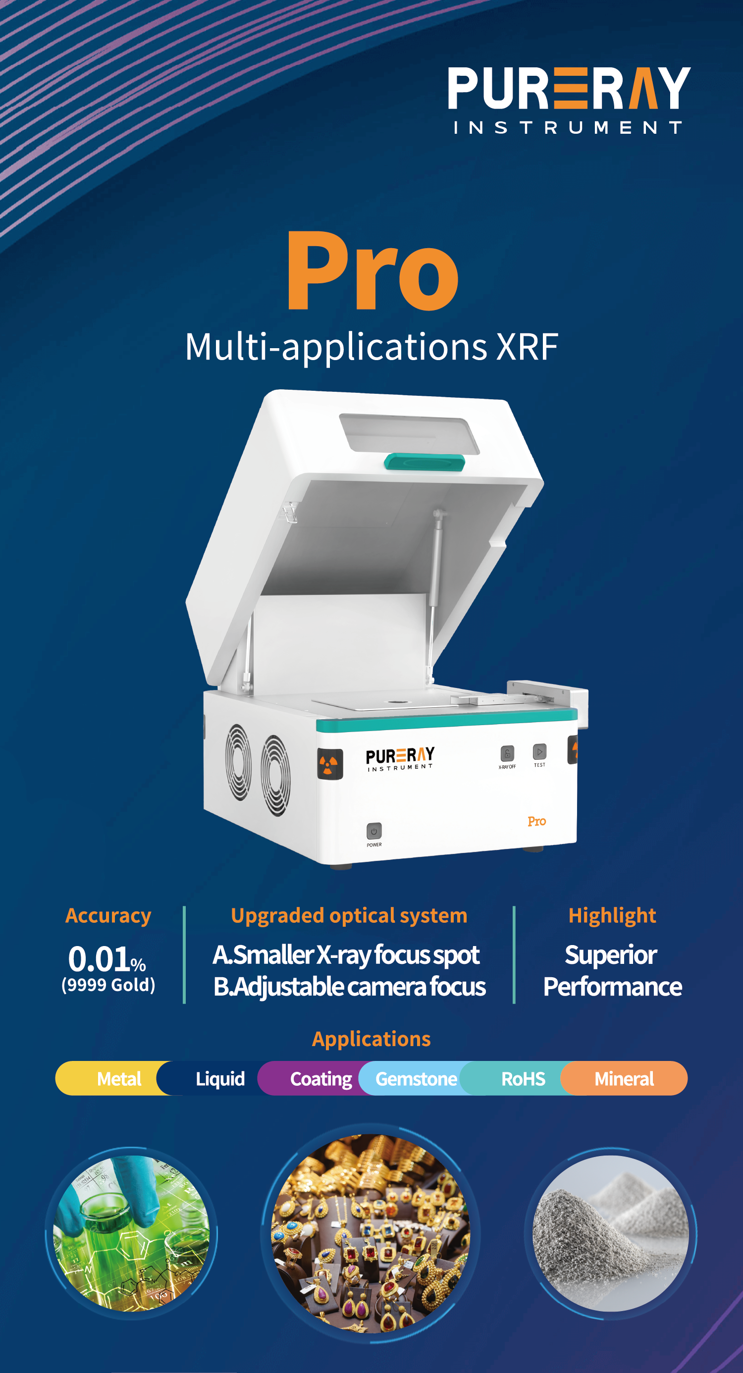 Pro flagship multifunction X-ray fluorescence spectrometer