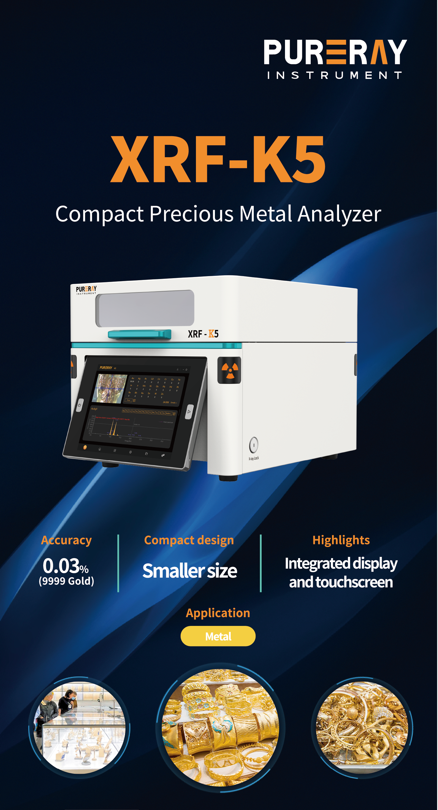XRF-K5 precious metal analyzer