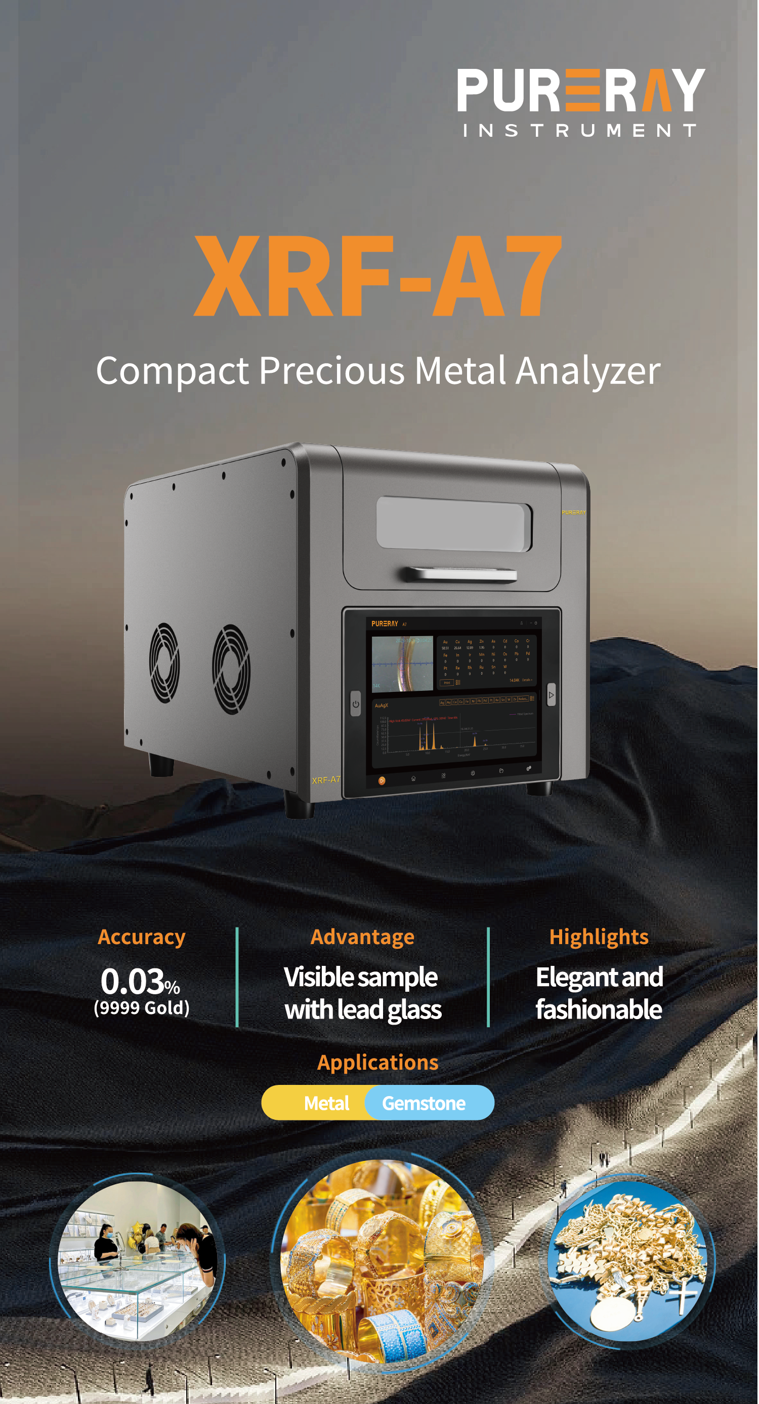 XRF-A7 precious metal analyzer